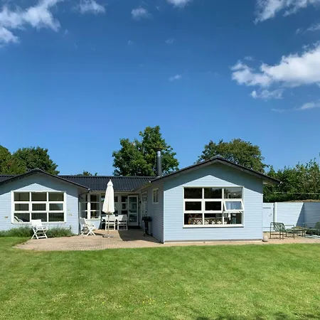 Light Blue 60's Summer House By Jorgenso Ferienhaus Otterup